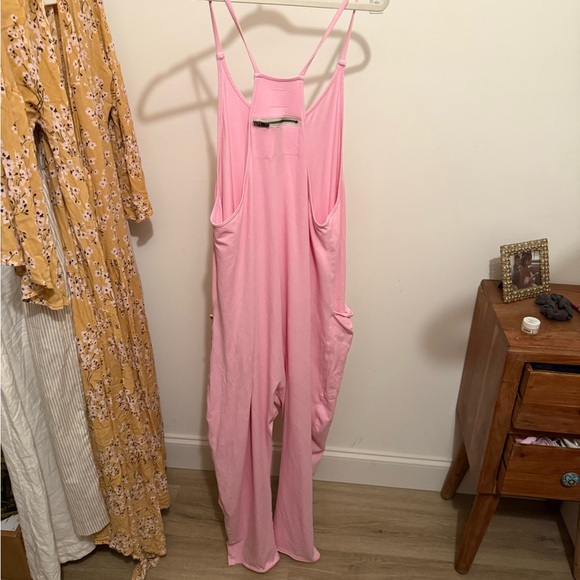 FP Movement by Free People Light Pink hot shot onsie Jumpsuit - Picture 2 of 5